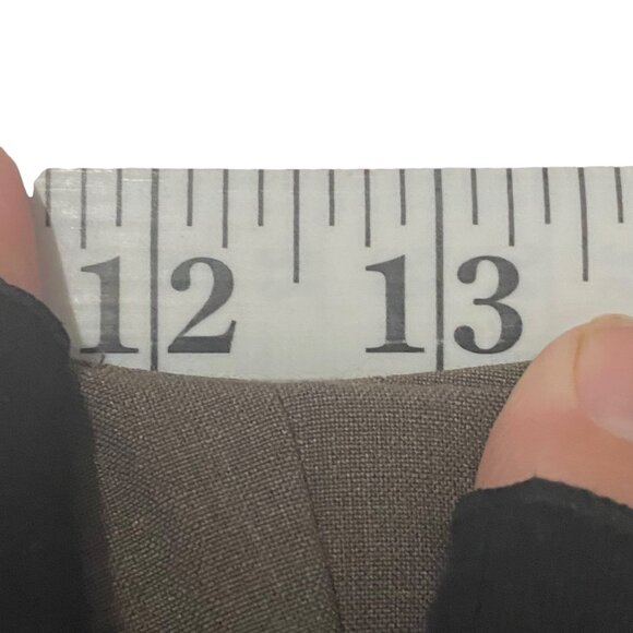 Talbots Classic Fit Stretch Trousers Dress Pants Women Size 12W Wool Blend Brown - Picture 11 of 13